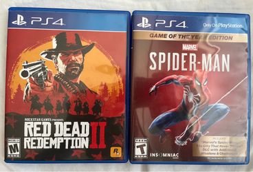 PS4 Bundle: Spider Man & Red Dead Redemption 2