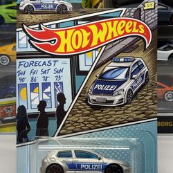 🇩🇪 HOT WHEELS 2019 - Police VW Volkswagen Golf MK7 - Walmart Exclusive 5/5 - 1:64