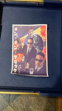 Japanese Men In Black Print