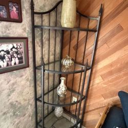 Corner Bookcase Metal