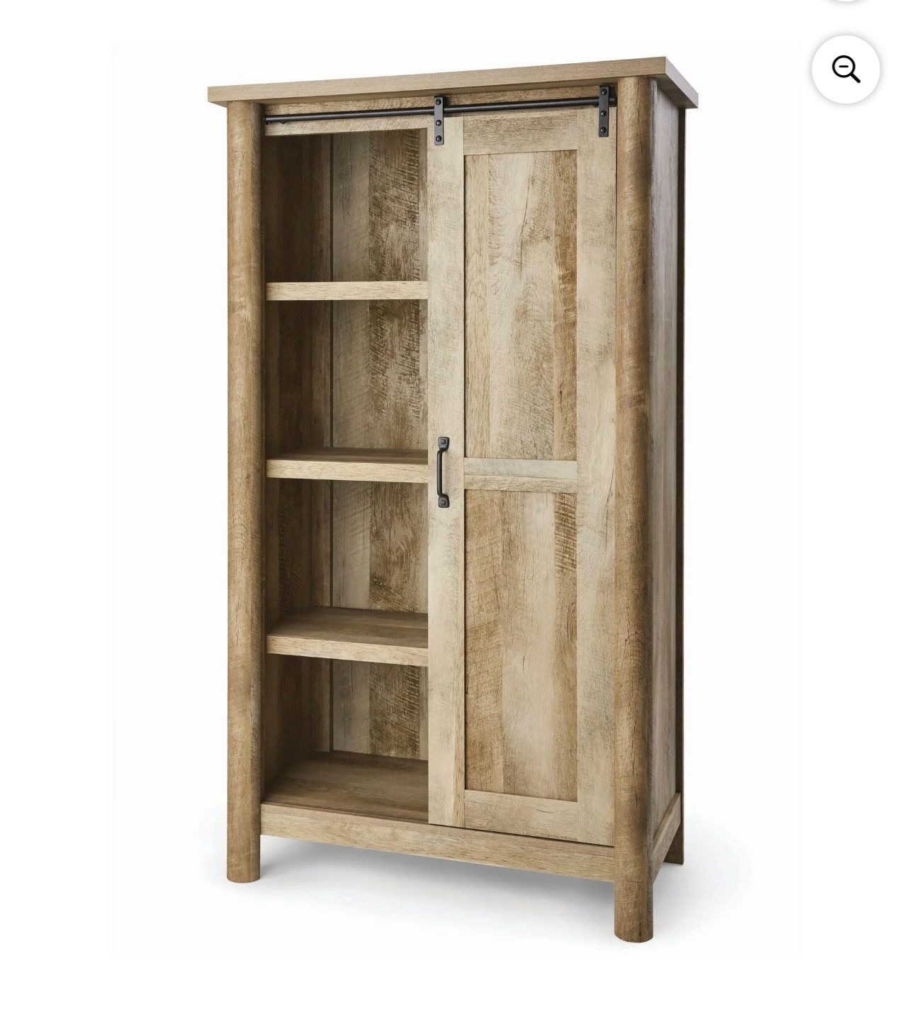Better Homes & Gardens 66" Stockton Storage Bookcase Cabinet, Weathered Finish