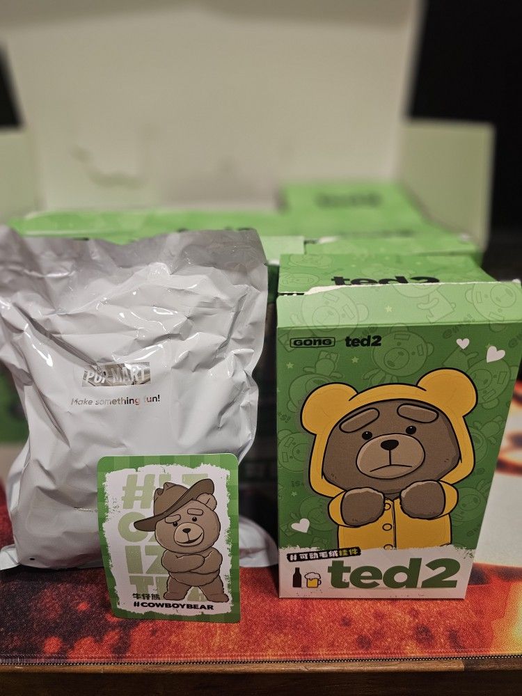 Pop Mart Ted Blind Boxes Cowboy Hat