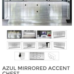 Zuri Azul Mirror Cabinet 