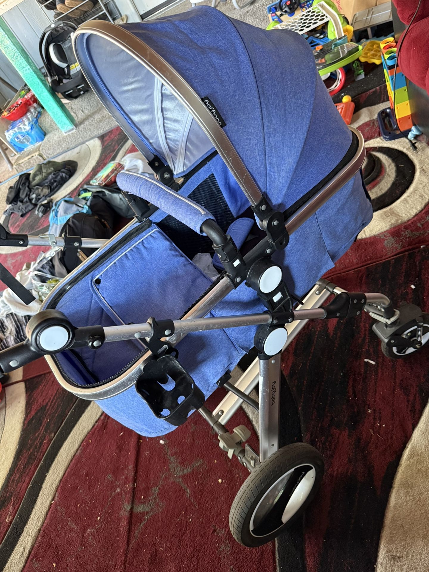 Blue Stroller