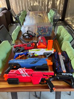 Large Nerf Gun Lot – Blasters, Ammo & Gear – Great for Nerf Battles!