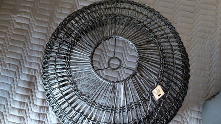 Bamboo Open Weave Orb Pendant Shade