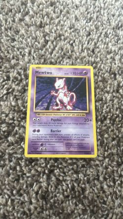 Mewtwo 2016 Pokemon card