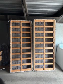 Free box spring for King bed mattress or twin excel