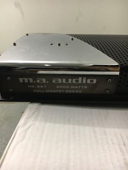 Old School M.A Audio Amplifier