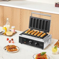 NEW  VEVOR Waffle Stick Maker  6 PCS