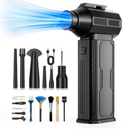 130,000RPM Ultra-Powerful Electric Air Duster
8000mAh Rechargeable Battery Cordless Blower,