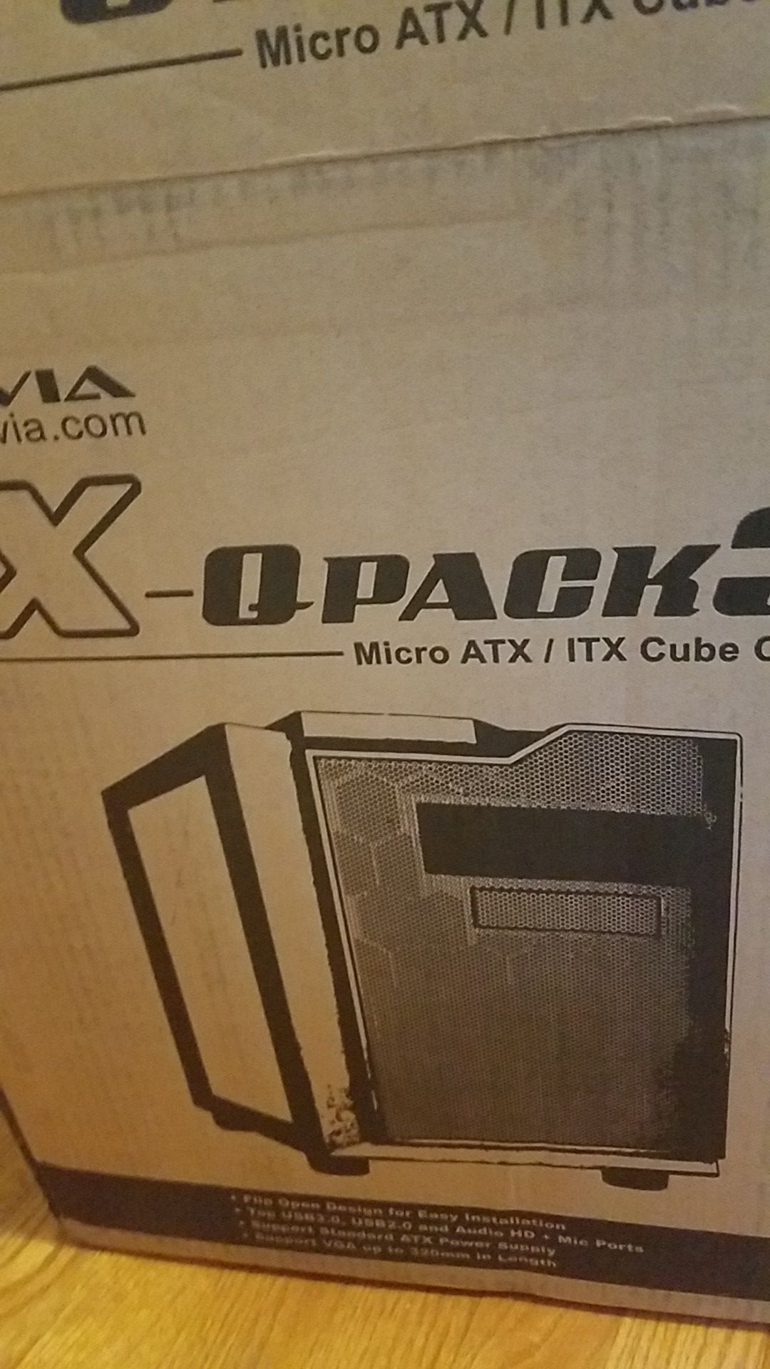 Apevia X-Qpack3 black cube case