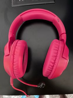 Red Wired Gaming Headset with Mic