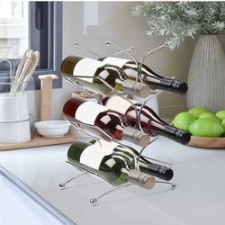 Stainless Steel Wine Rack 6 Bottles