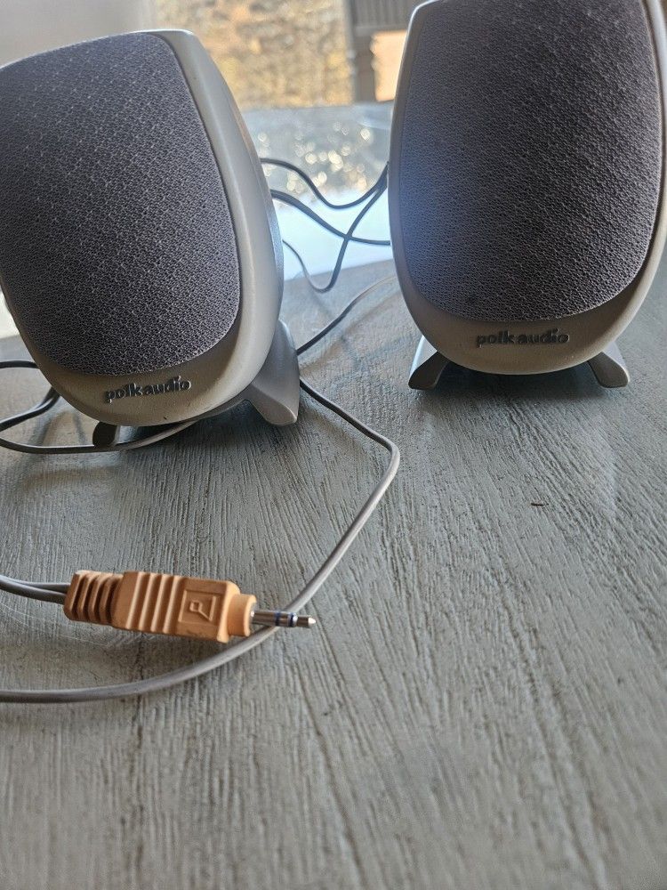 Vintage Polk Audio Speakers Used