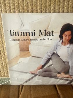 Portable traditional Japanese folding floor mattress/futon—for sleeping, sitting, yoga, relaxing, and Zen.