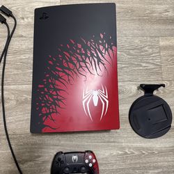 Sony PS5 Spiderman 2 Edition console w/2TB SSD added (disc edition)