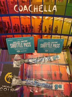 x2 general weekend tix coachella with shuttle! sold out everywhere!