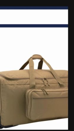 Mercury Tactical Gear Monster™ Rolling Duffle Deployment Bag with Wheels, Large Wheeled Heavy Duty Duffle Bag for Men & Women, Travel Bag, Coyote Colo