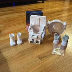 American girl Luciana Vega space suit