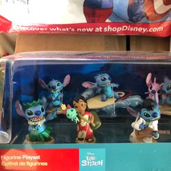 Disney Store Lilo & Stitch 6pc Figurine Set
