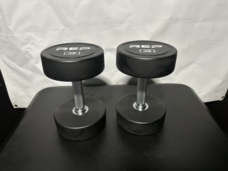 Rep Fitness Urethane Dumbbell pair of 35LBS