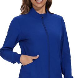 Scrub Jacket Royal Blue