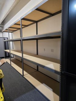 Boltless Shelving 4 Tier 72 in W x 30 in D Storage Racks Similar to Uline Stronger Than Homedepot Lowes and Costco Delivery Available