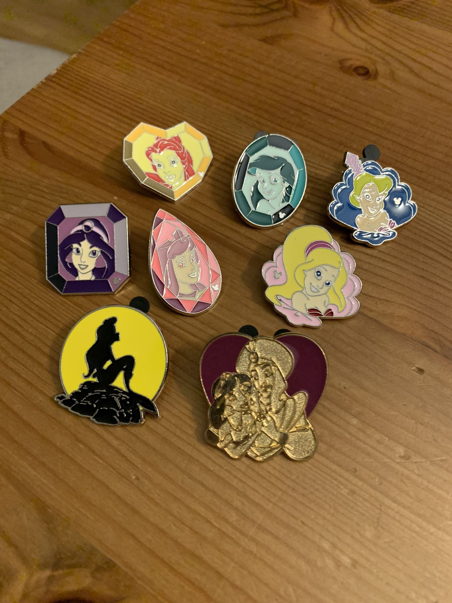 Disney trading Pins - Princess set