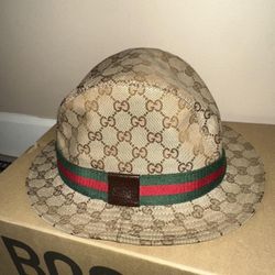Gucci Brown Cape hat