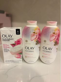 Olay body wash & bar soap