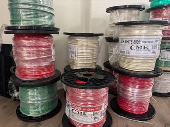 #6 AWG THHN/THWN-2 Stranded Copper Wire – Various Colors & Lengths