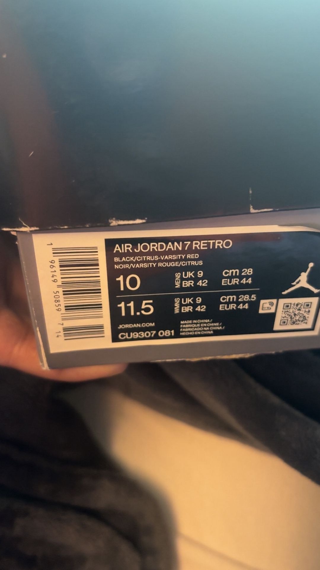 (Citrus) Air Jordan Retro 7