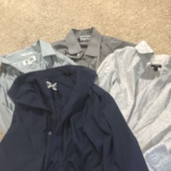 Men’s long sleeve dress shirts - medium