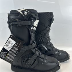 ONEAL O'Neal Rider Motocross Boots Black/White Youth Size 5 0325-105