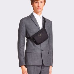 Prada Re-Nylon And Leather Shoulder Bag - Farfetch