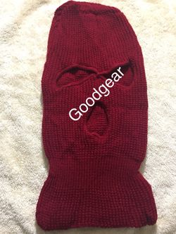 Ski mask, Burgundy, Unisex