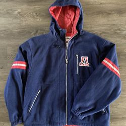 Vintage Champion University Of Arizona Wildcats Windbreaker Jacket