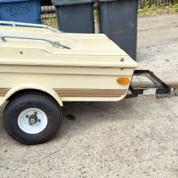 Motorcycle Pull Behind Cargo Trailer