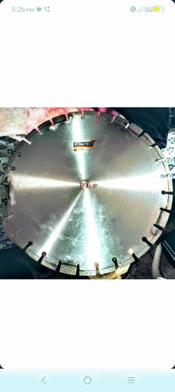 DYMATEC 18" DIAMOND CUT OFF BLADE