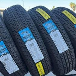 ST 225 75 15 New Trailer Tires 10 Ply 