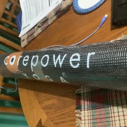 Brand new corepower yoga mat - Eco-friendly and biodegradable, this non-Amazon harvested tree rubber mat firmly supports both your practice and our pl