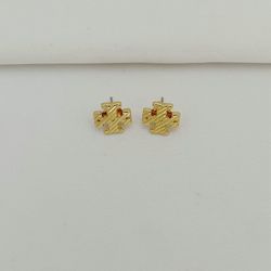 Tory Burch Stud Earrings Gold 