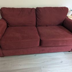 Red Pullout Couch 