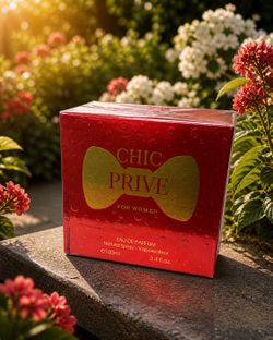 Chic Privé Luxury Candle – Red Decorative Candle