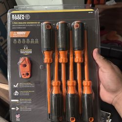 Insulated 1000v KLEIN Screw Driver Set