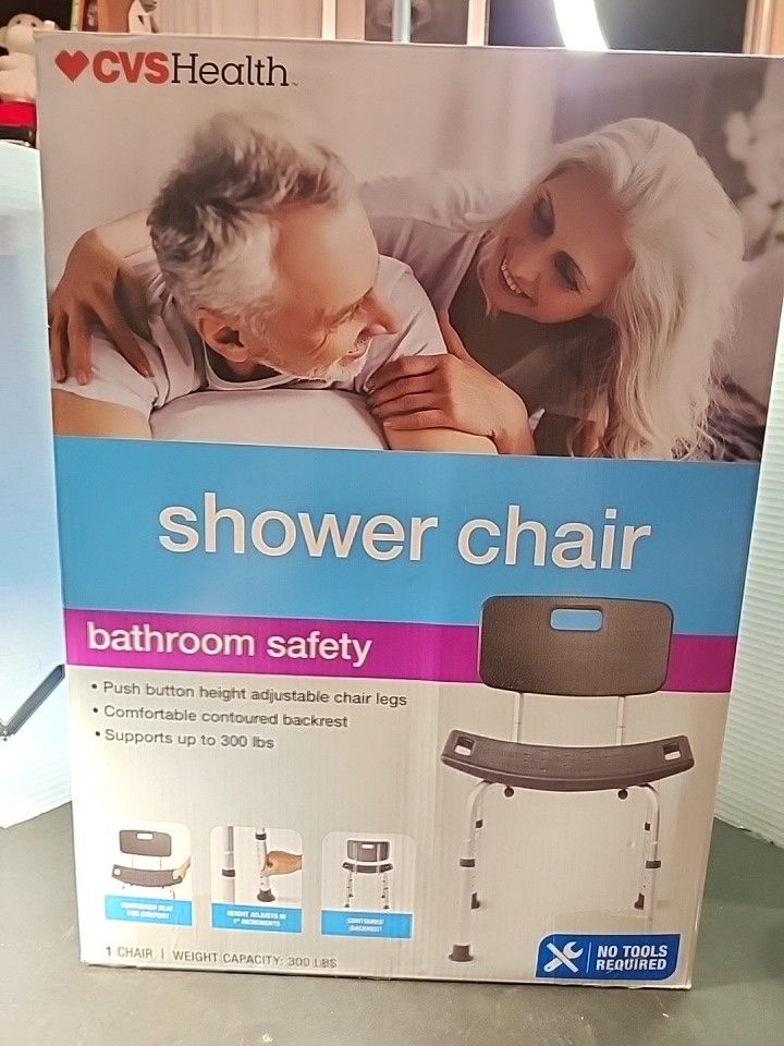 NEW CVS Health Shower Chair