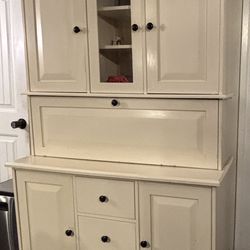 Cabinet with desk (includes  lights)$