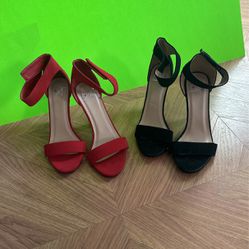 Black And Red Heels