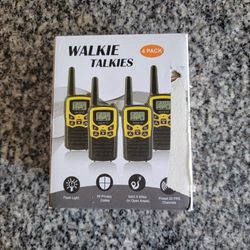 Walkie Talkies with 22 FRS Channels, MOICO Walkie Talkies for Adults with LED  Flashlight VOX Scan LCD Display, Long Range Family Walkie Talkie for Hik  for Sale in Lake Elsinore, CA - OfferUp